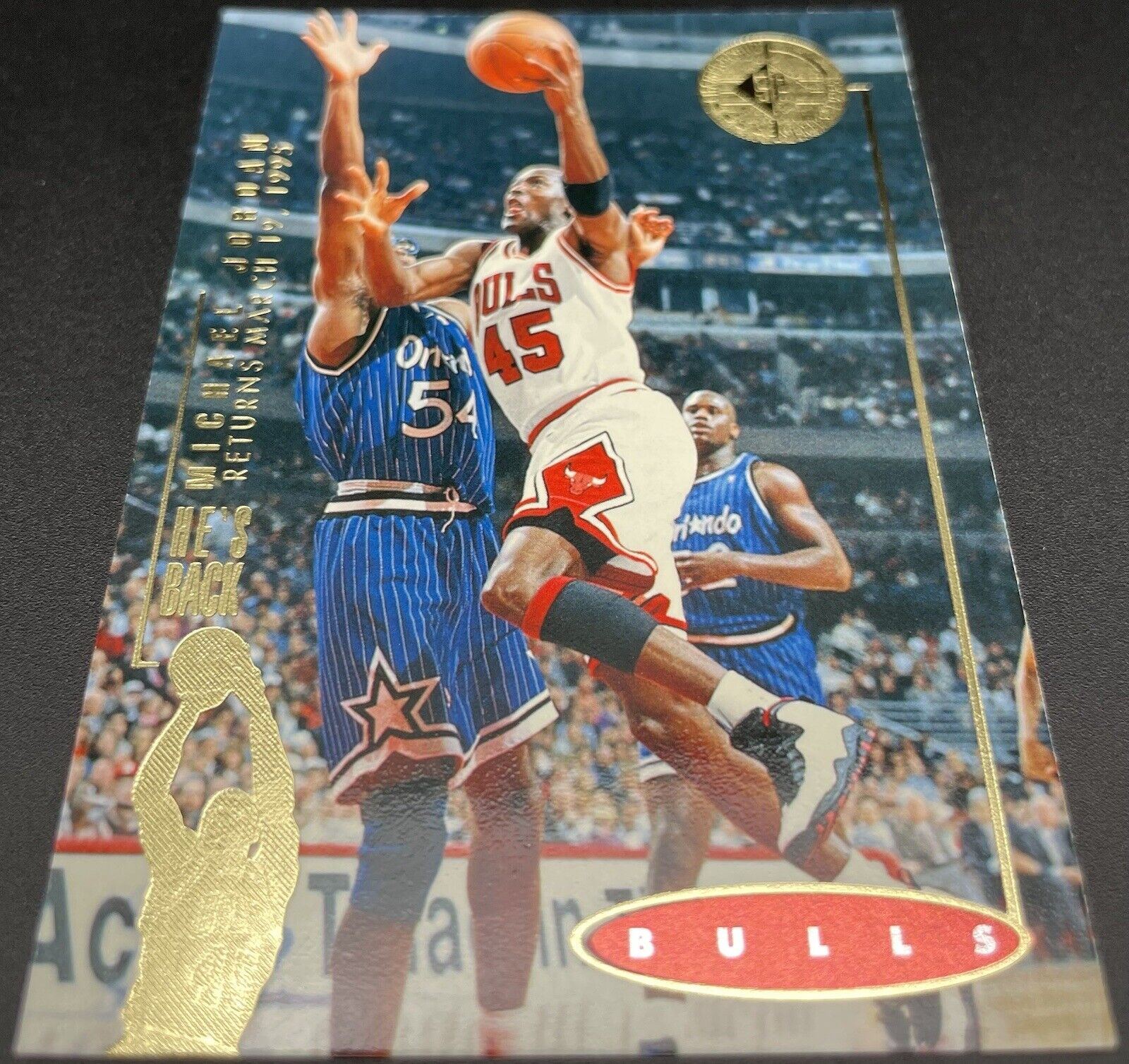 1995 Upper Deck Michael Jordan #41 He’s Back  Chicago Bulls The Goat🔥🔥