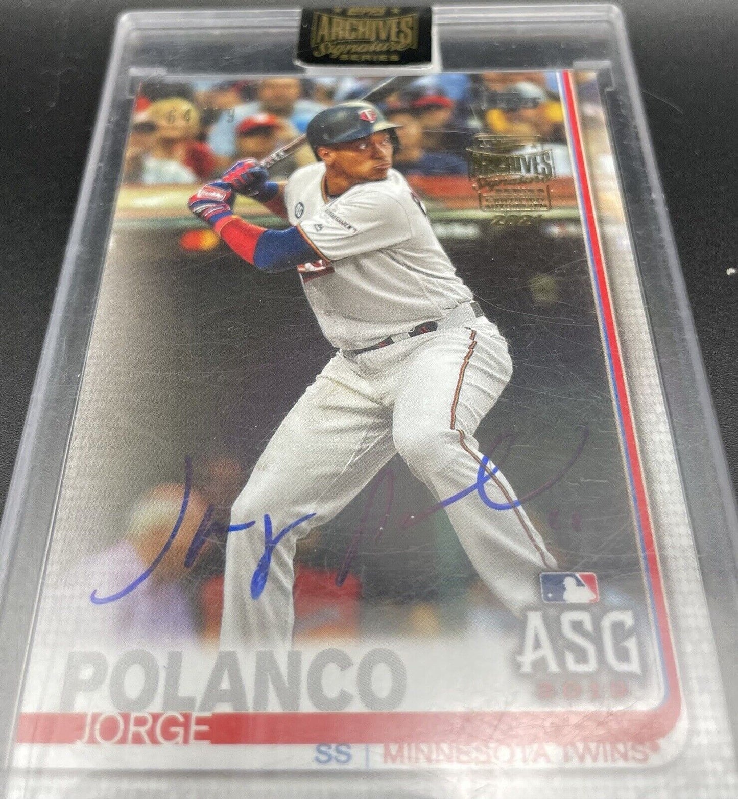 Jorge Polanco Autograph 2019 Topps Archives Signature Series #US10 Minnesota /99