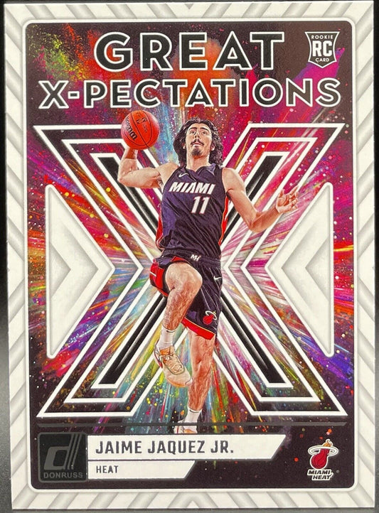 2023-24 Panini Donruss Jaime Jaquez Jr- Great X-Pectations #13 Heat (RC) 🔥🏀