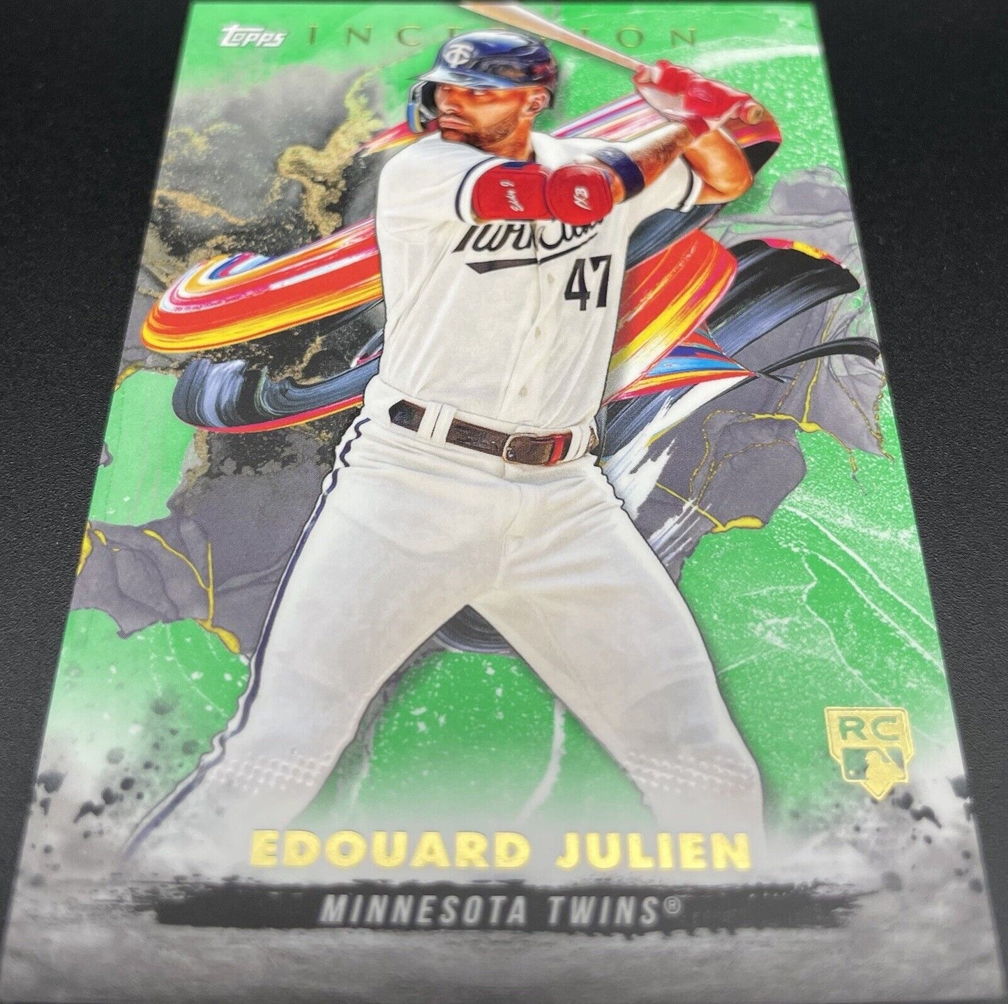 2023 Topps Inception Edouard Julien #102 Rookie Card Minnesota Twins Green🔥🔥