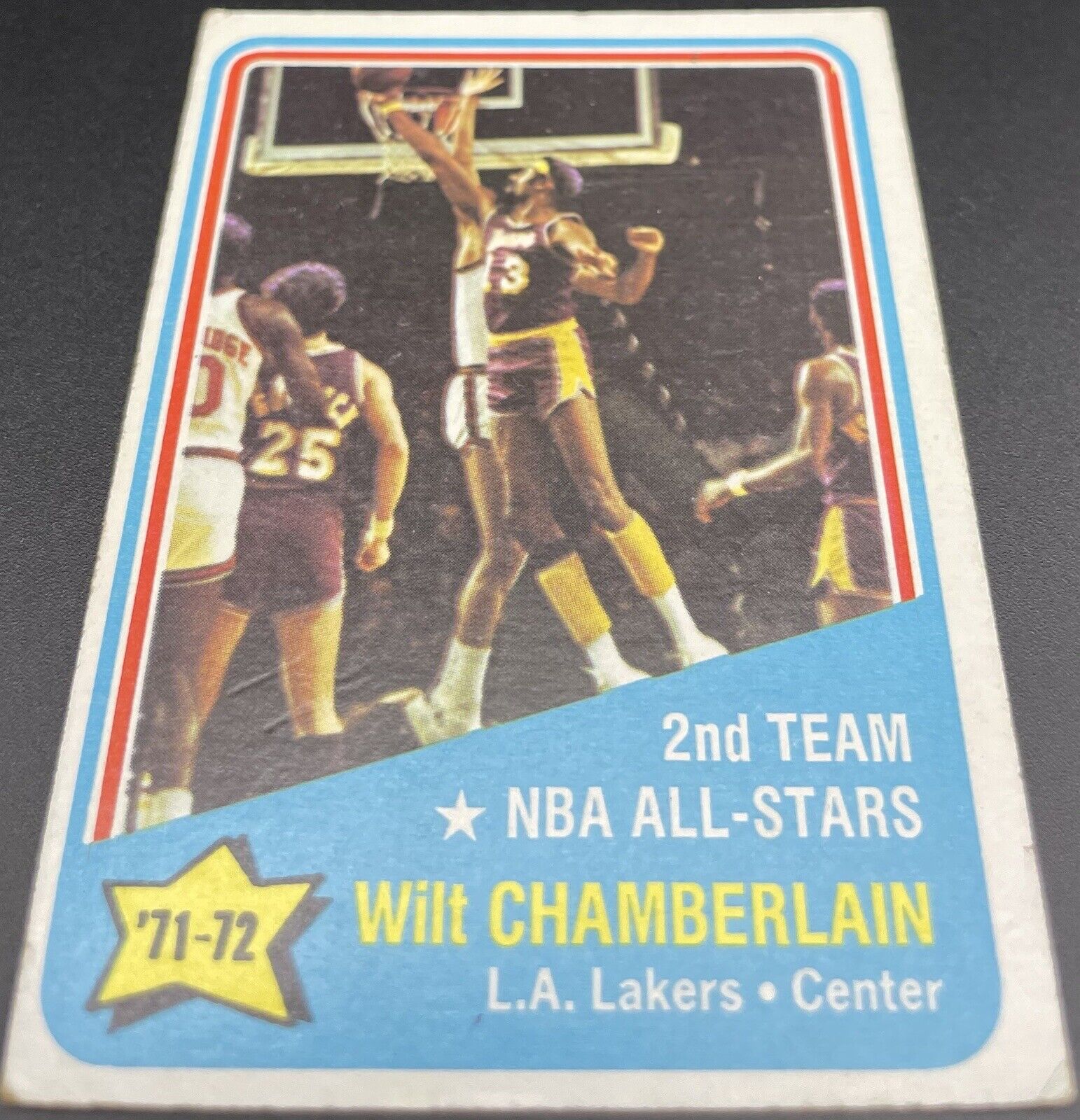 Wilt Chamberlain La Lakers HOF 1972-73 Topps - #168