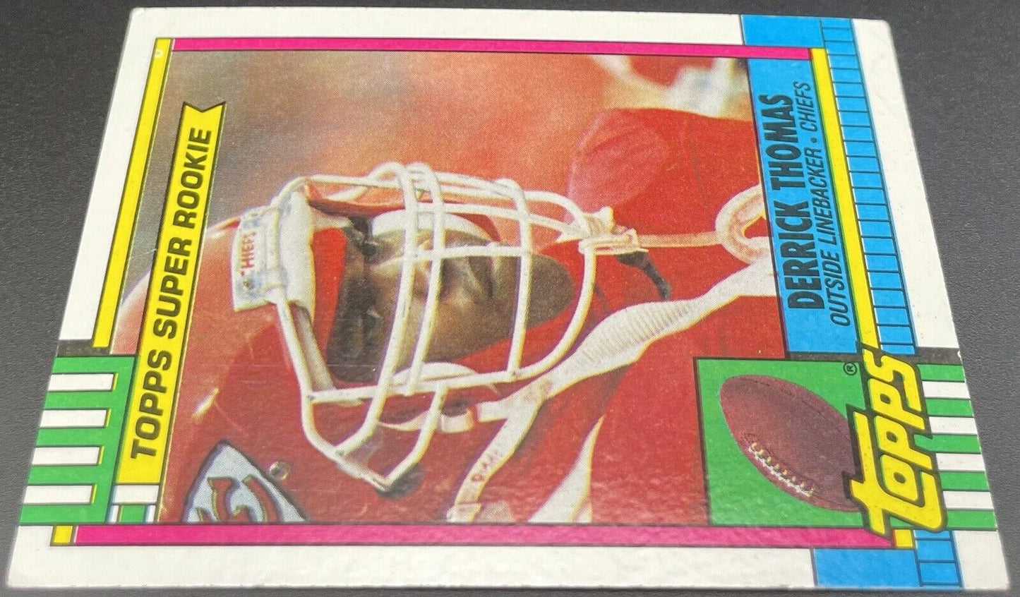 1990 Topps Super Rookie Derrick Thomas #248 Kansas City Chiefs