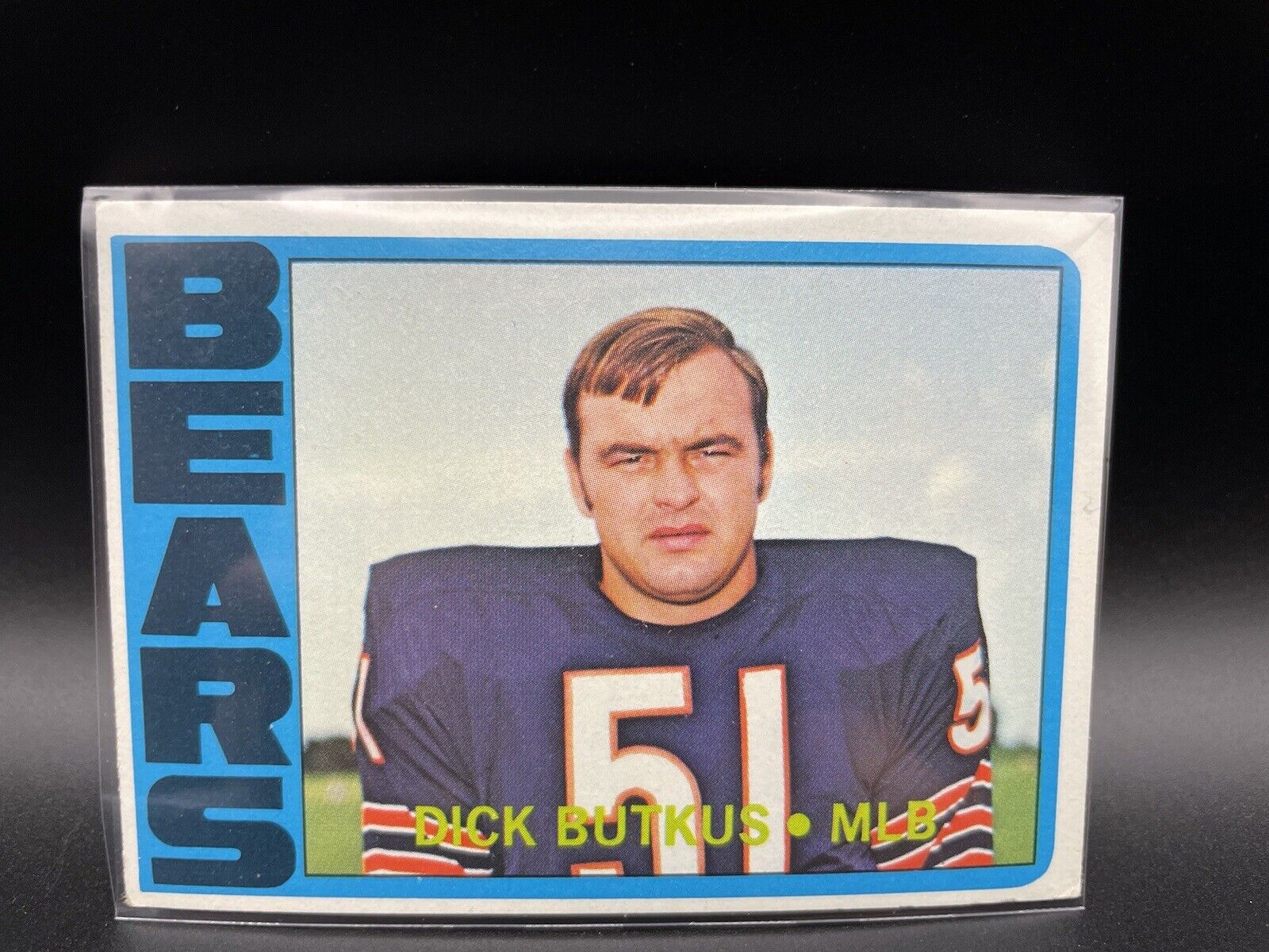 Dick Butkus 1972 Topps #170 Chicago Bears Da Bears