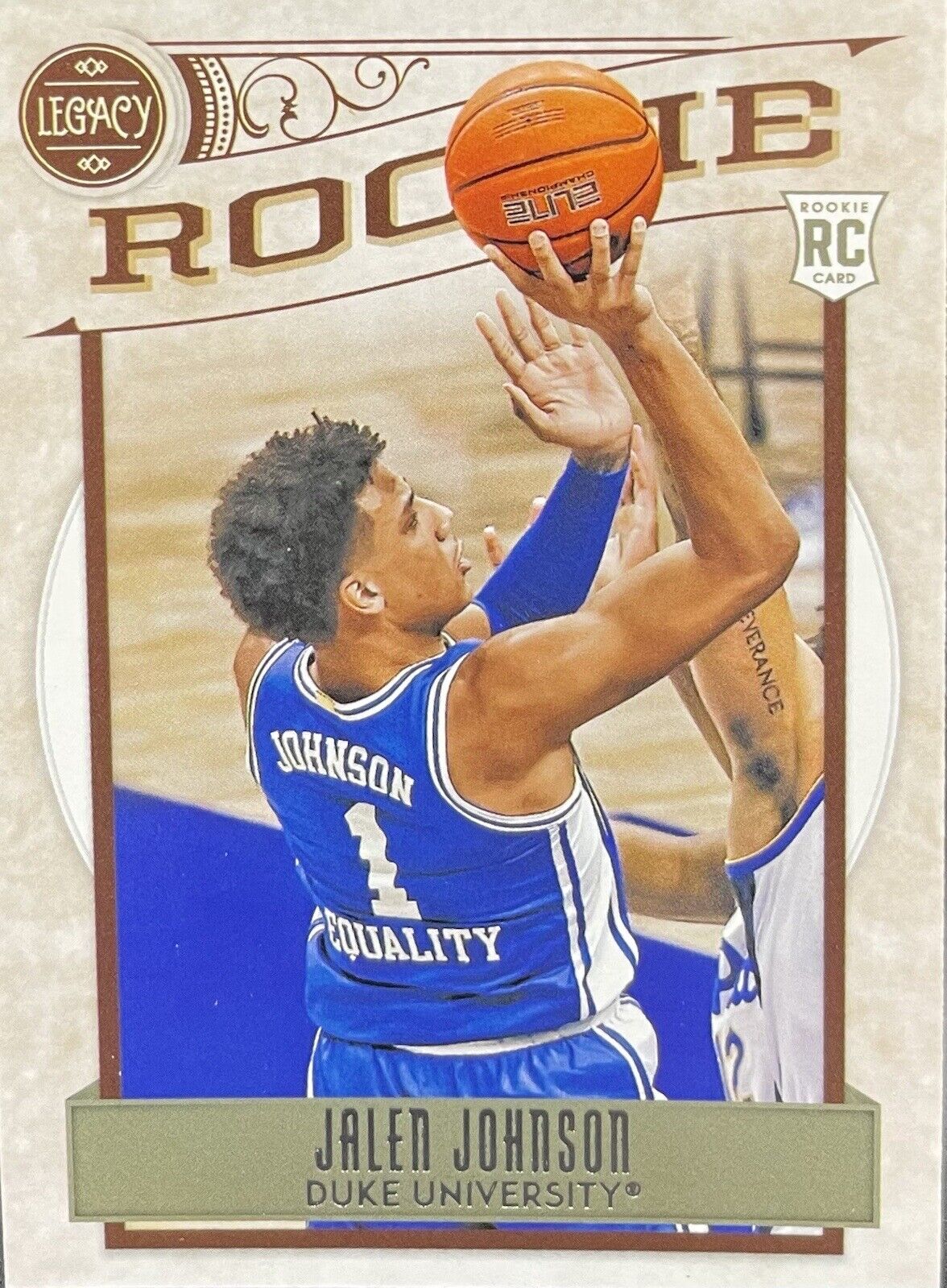 Jalen Johnson 2021 Panini Chronicles Legacy RC Rookie Atlanta Hawks Duke