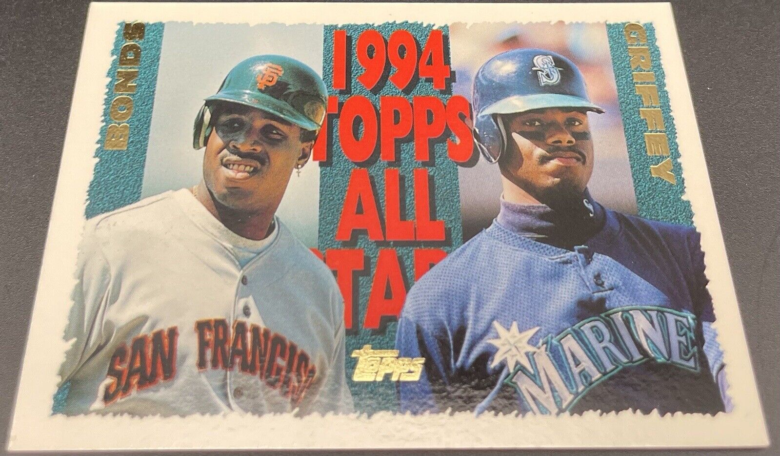 Ken Griffey Jr & Barry Bonds 1995 Topps #388  1994 Topps All-Stars 