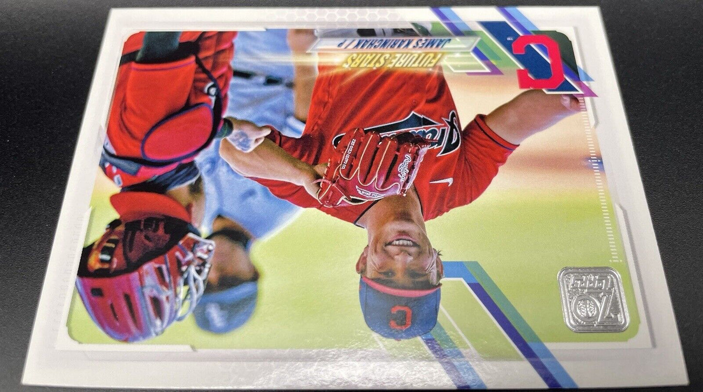 James Karinchak 2021 Topps Future Stars #361 Cleveland Indians