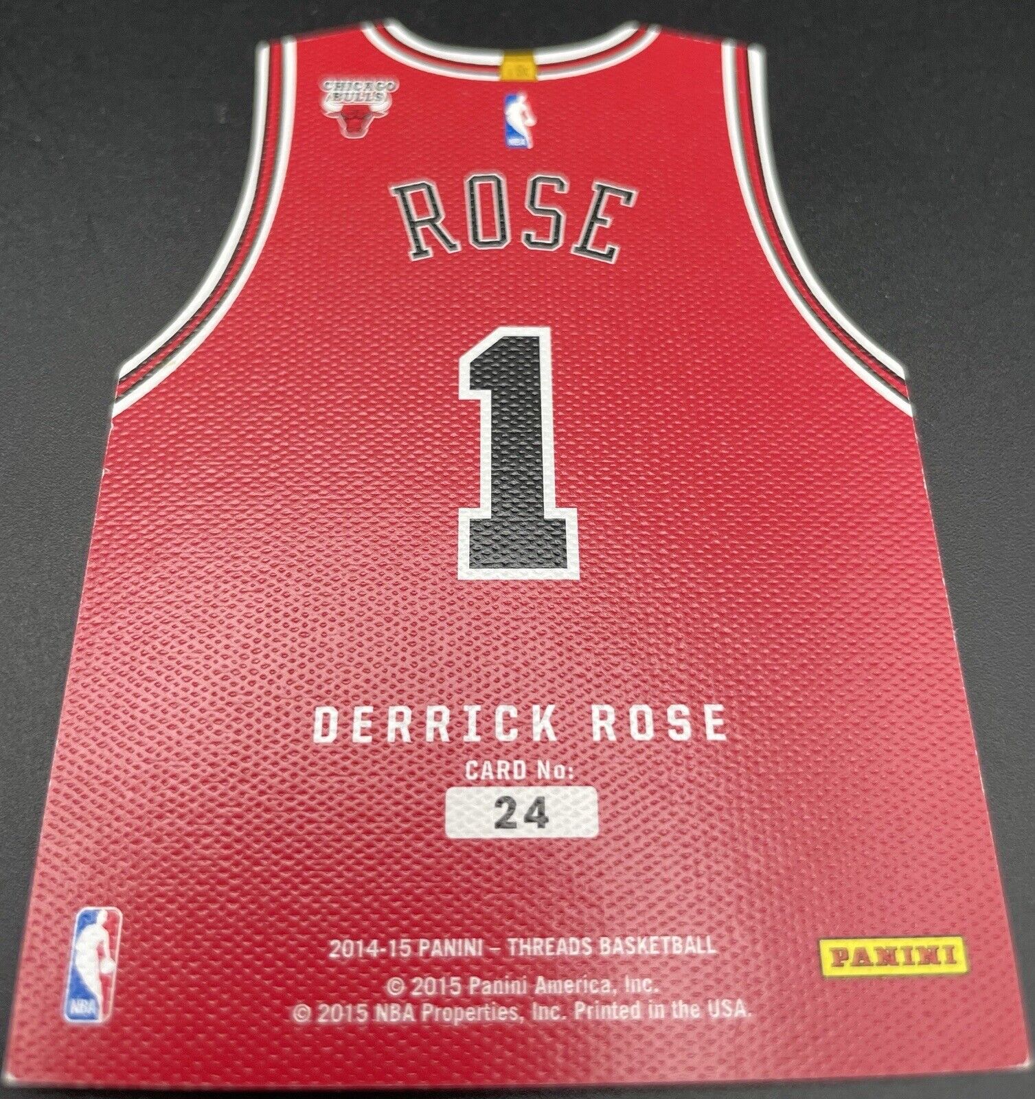 Derrick Rose 2015 Panini threads #24  Chicago Bulls