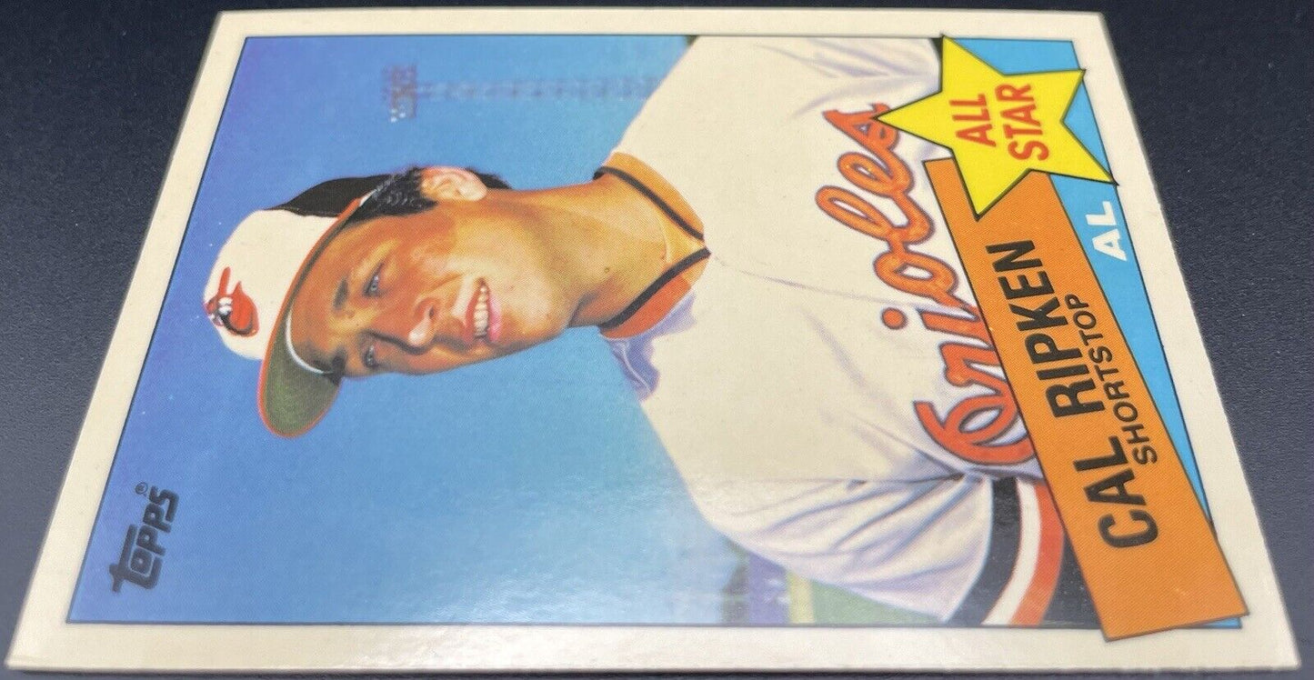 Cal Ripken 1985 Topps Tiffany #704 All Star Baltimore Orioles Fresh Out Of Set🔥