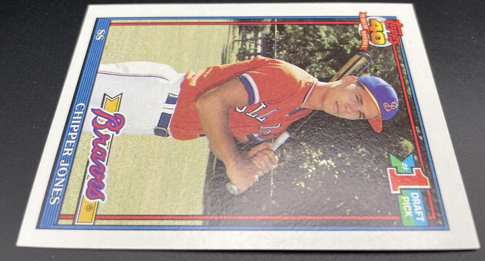 Chipper Jones 1991 Topps 40 Years #333 (RC) Atlanta Braves