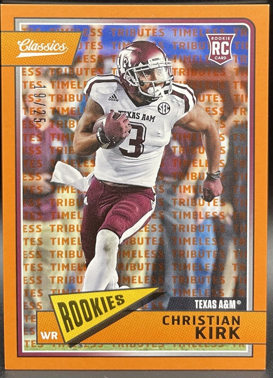 Christian Kirk 2018 Panini classic #222 (RC) /25 Draft 3 Arizona Cardinals