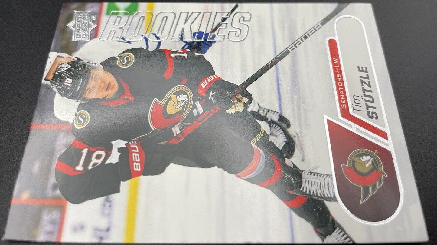 Tim Stutzle 2020-21 Upper Deck Rookie #23 RC Ottawa  Senators JA