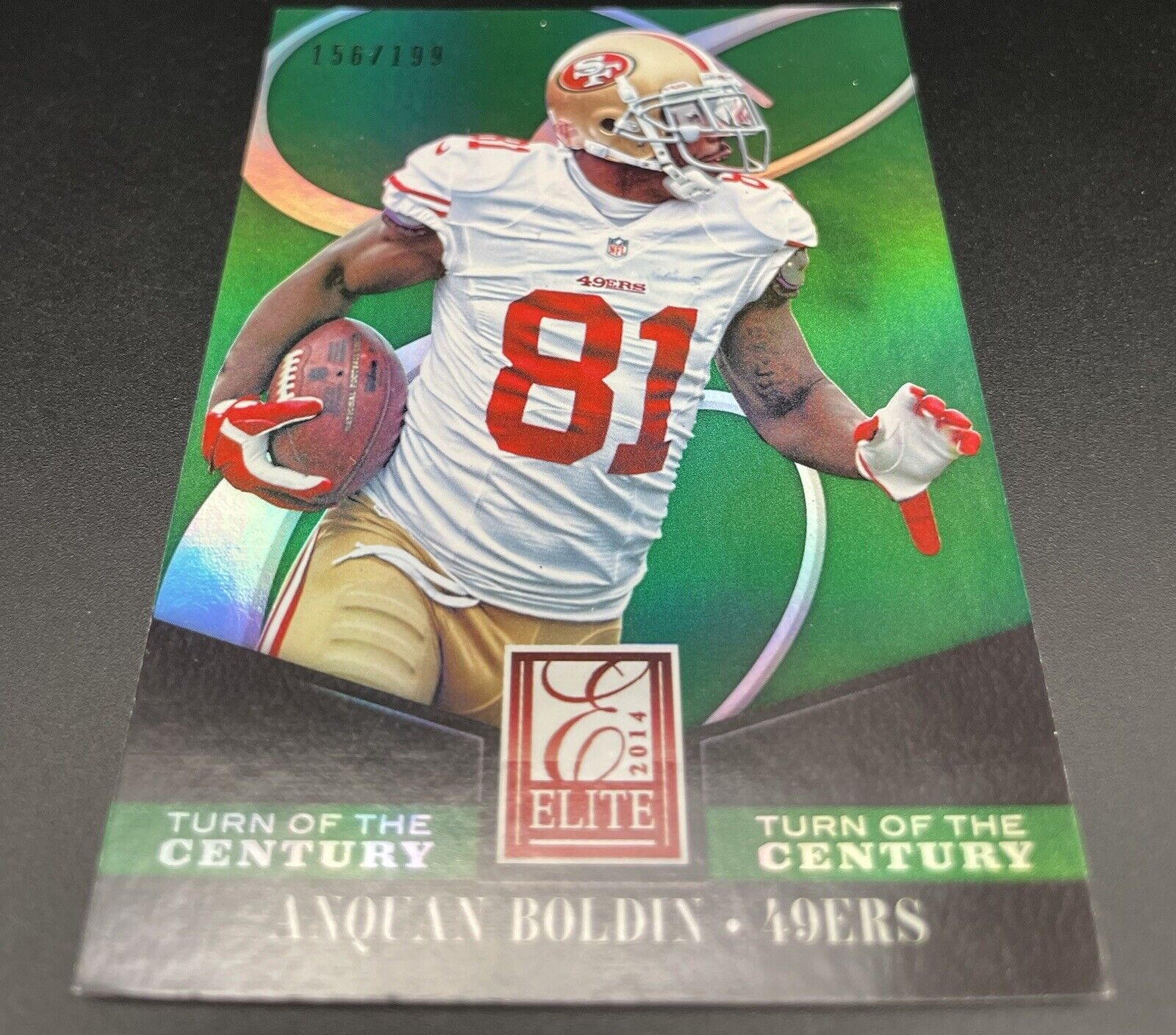 Anquan Boldin 2014 Panini Elite #81  156/199 Green San Francisco 49Ers￼