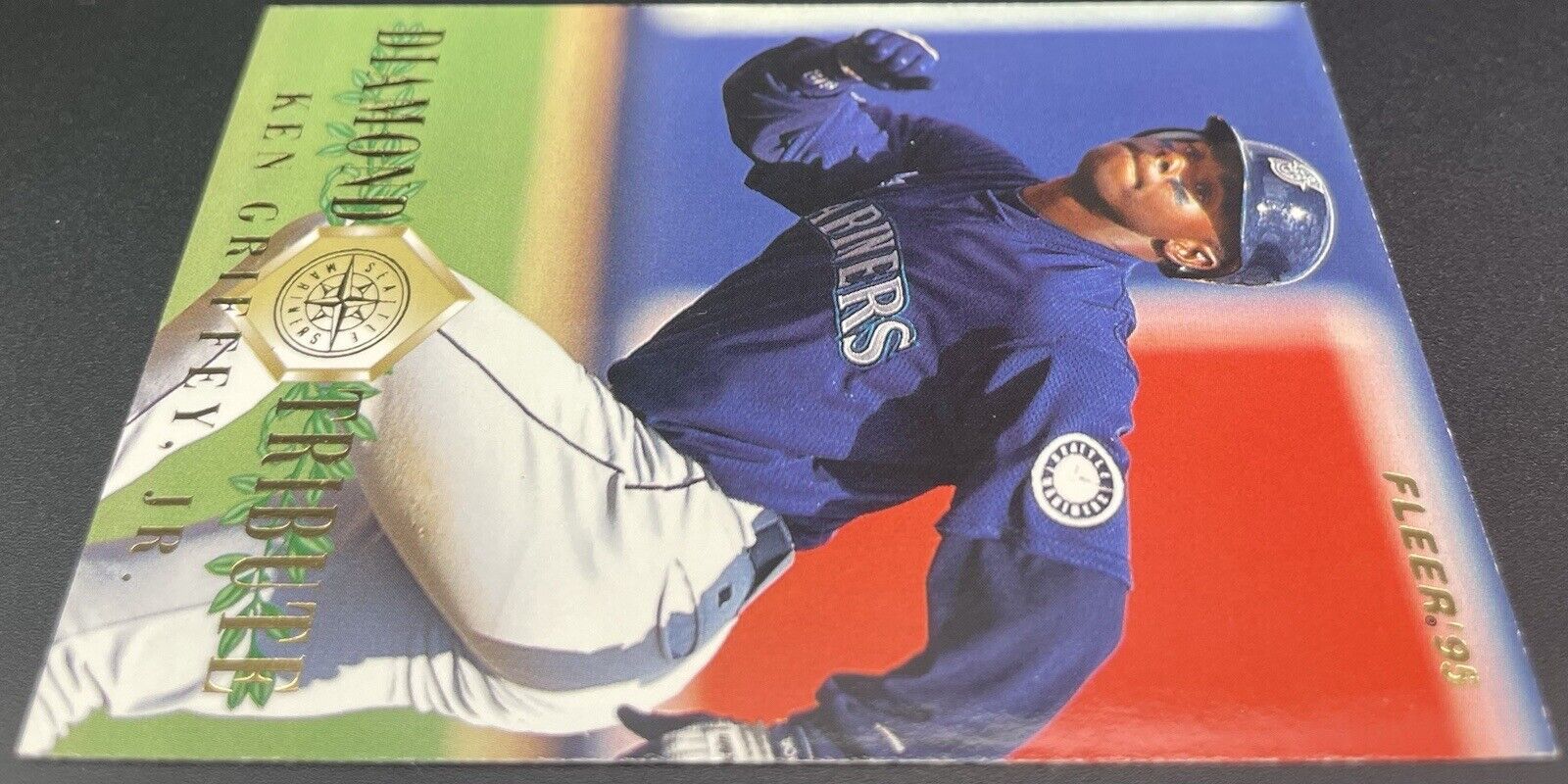 Ken Griffey Jr. #6 of 10 (1995 Fleer) Diamond Tribute Seattle Mariners HOF⚾⚾💥