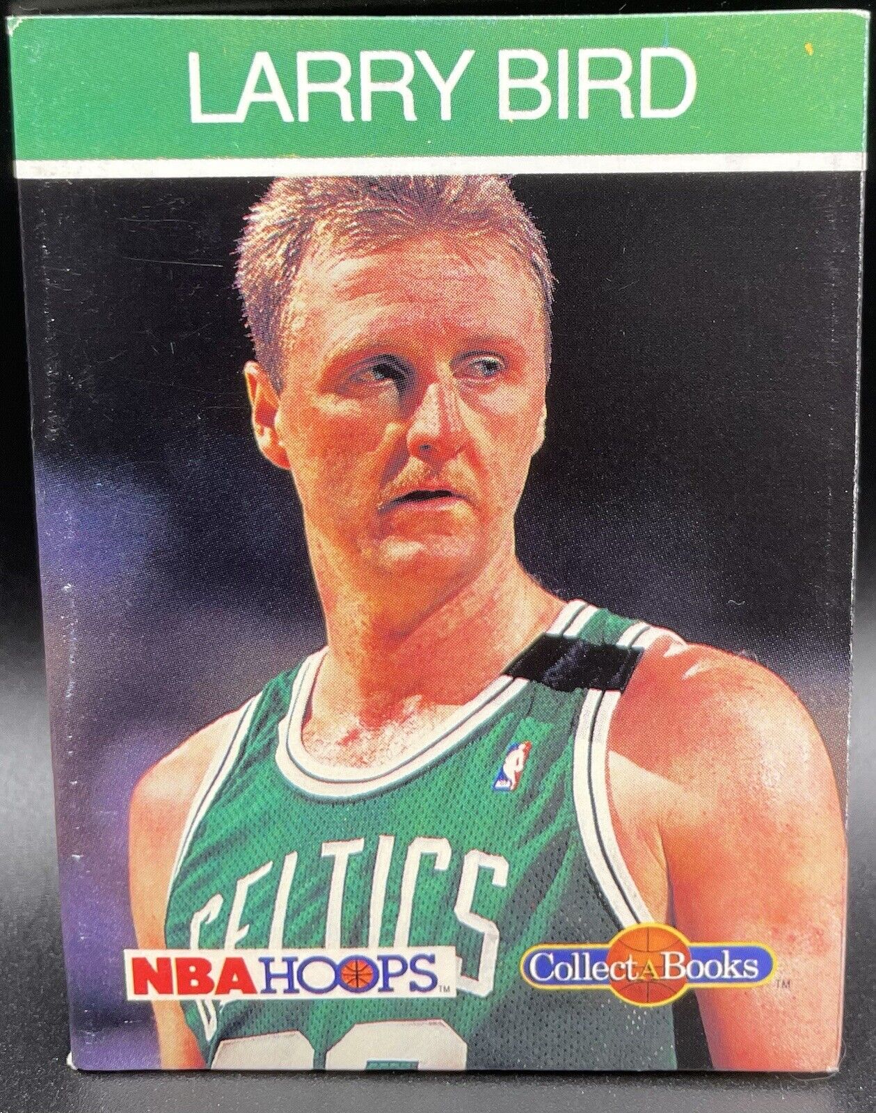 1990 NBA HOOPS Larry Bird #37 Collect A Book Boston Celtics RARE🔥