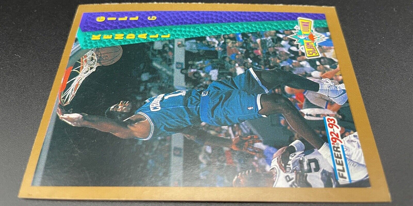 1993 Fleer Slam Dunk Kendall Gill #297 Charlotte Hornets ￼