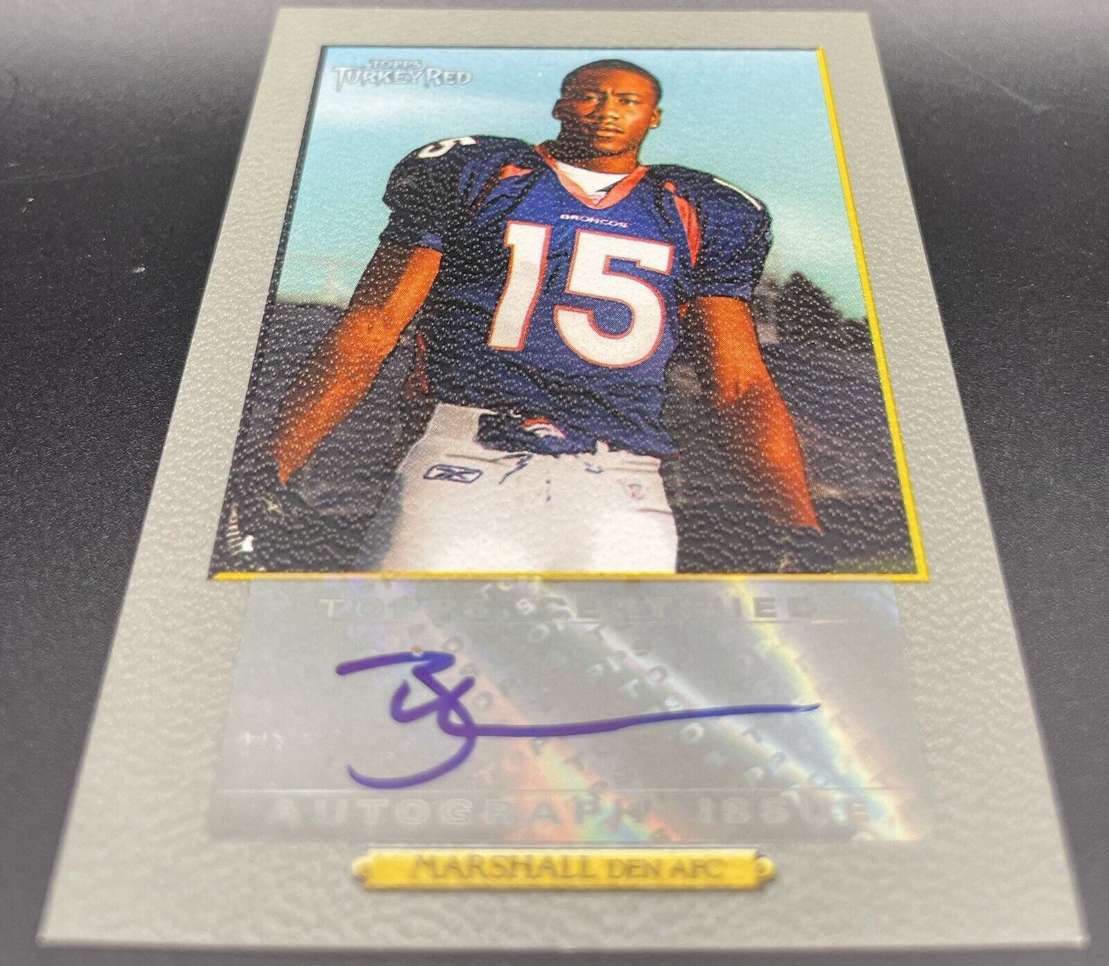 2006 Topps Turkey Red - Autographs #TRA-BM Brandon Marshall (AU, RC)