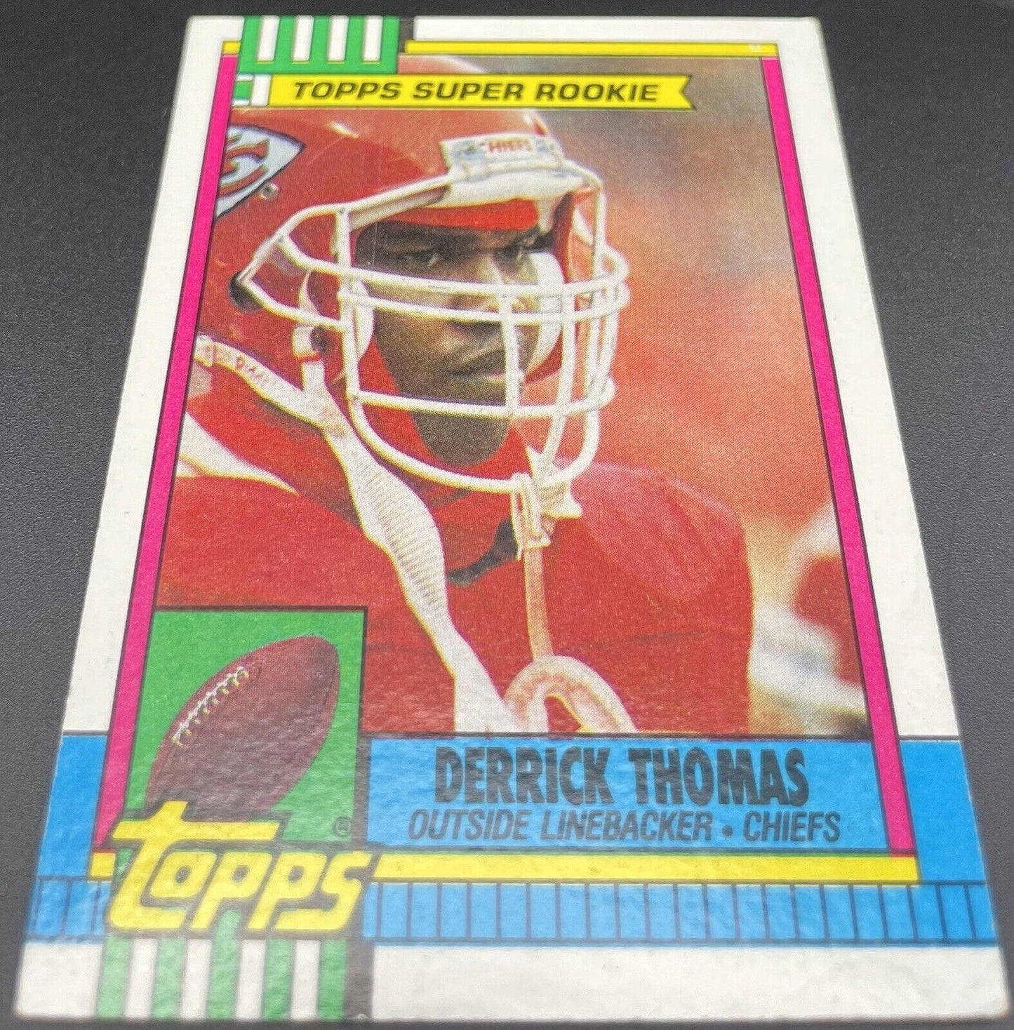 Derrick Thomas 1990 Topps Super Rookie #248 Kansas City Chiefs