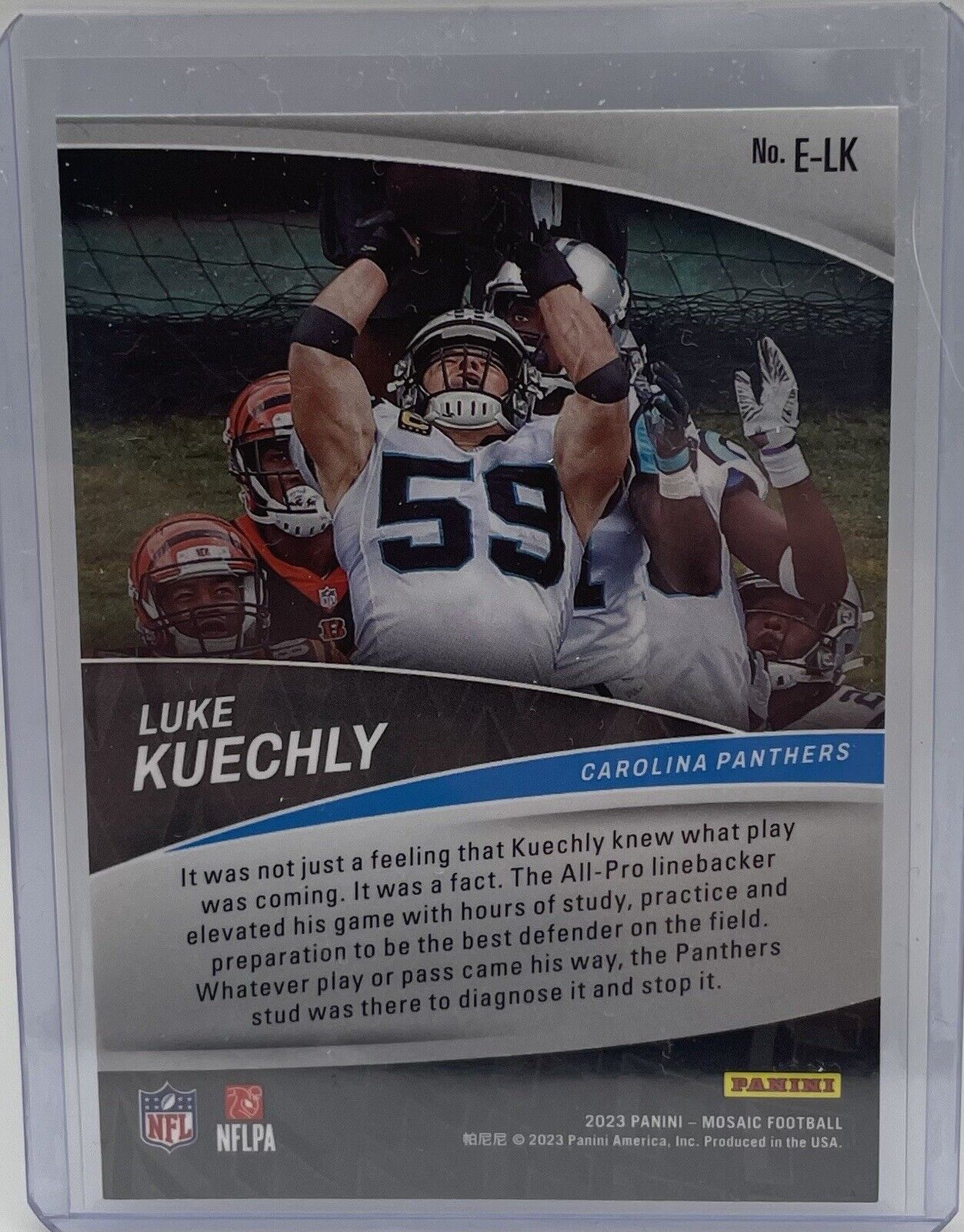 2023 Panini Mosaic Luke Kuechly Elevate #E-Lk  Carolina Panthers💥🔥