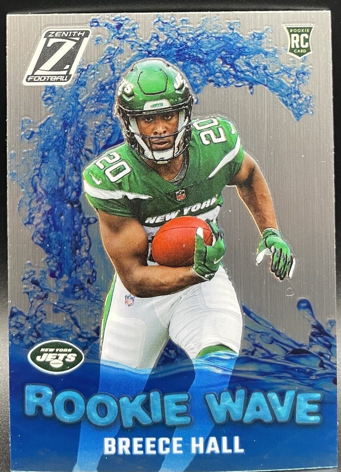 Breece Hall 2022 Panini Zenith #RW-BH Rookie Card Rookie Wave New York Jets