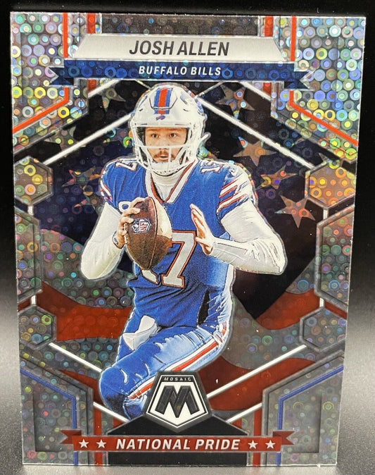 2023 Panini Mosaic Josh Allen #257 Buffalo Bills National Pride🏈🔥💥