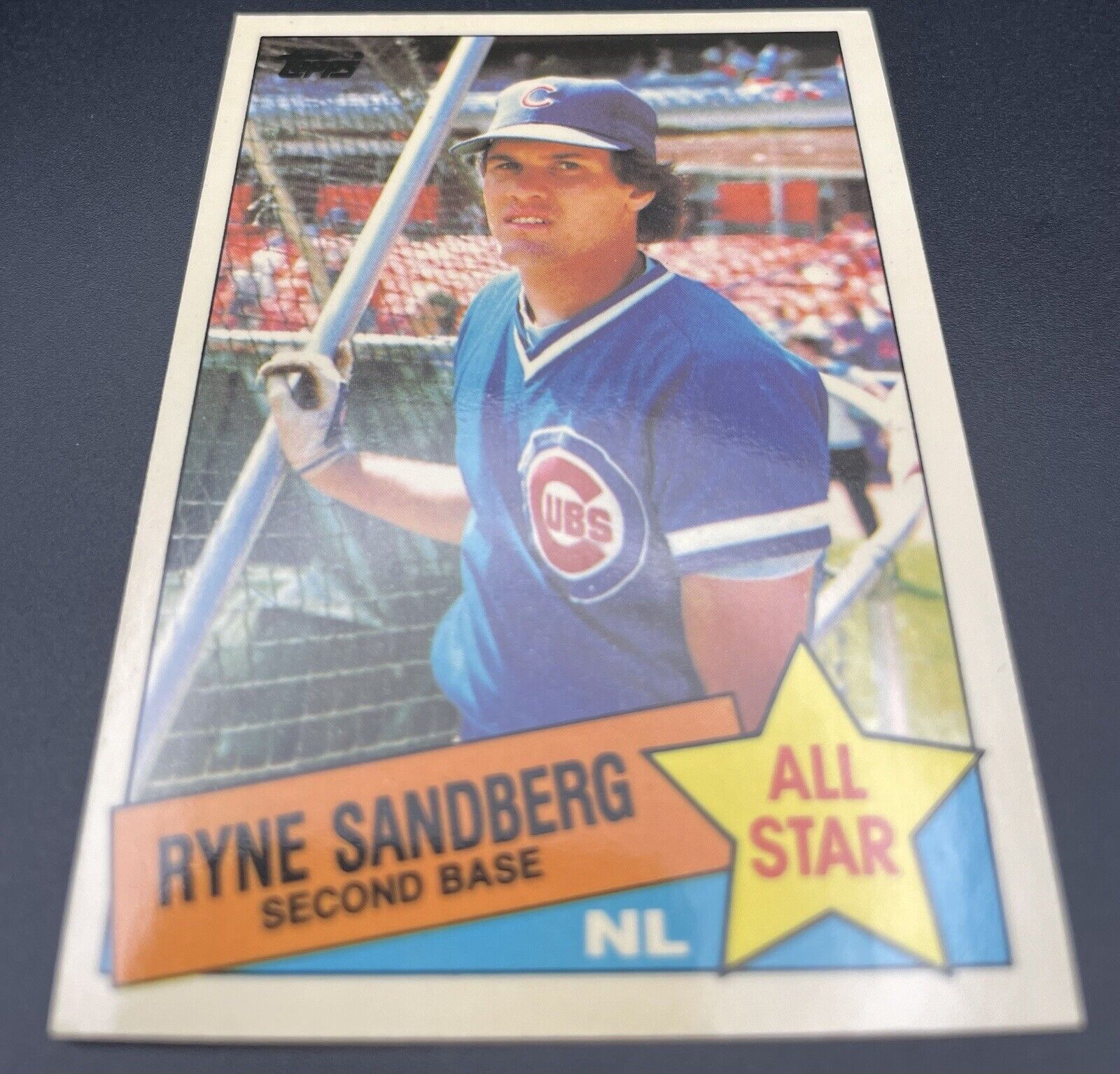 Ryan Sandberg 1985 Topps Tiffany #713 Chicago Cubs All Star 