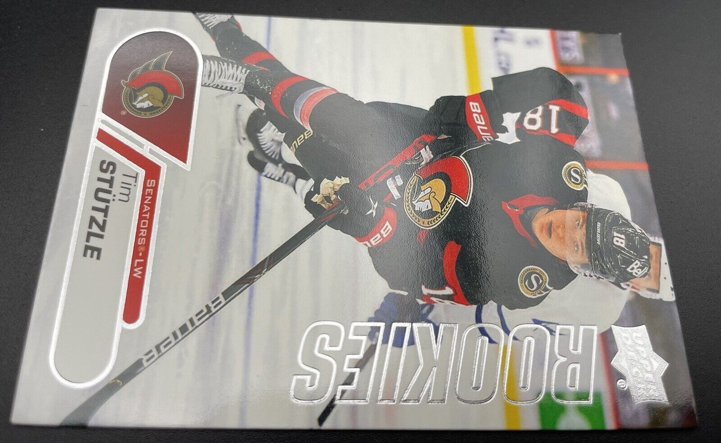 Tim Stutzle 2020-21 Upper Deck Rookie #23 RC Ottawa  Senators JA