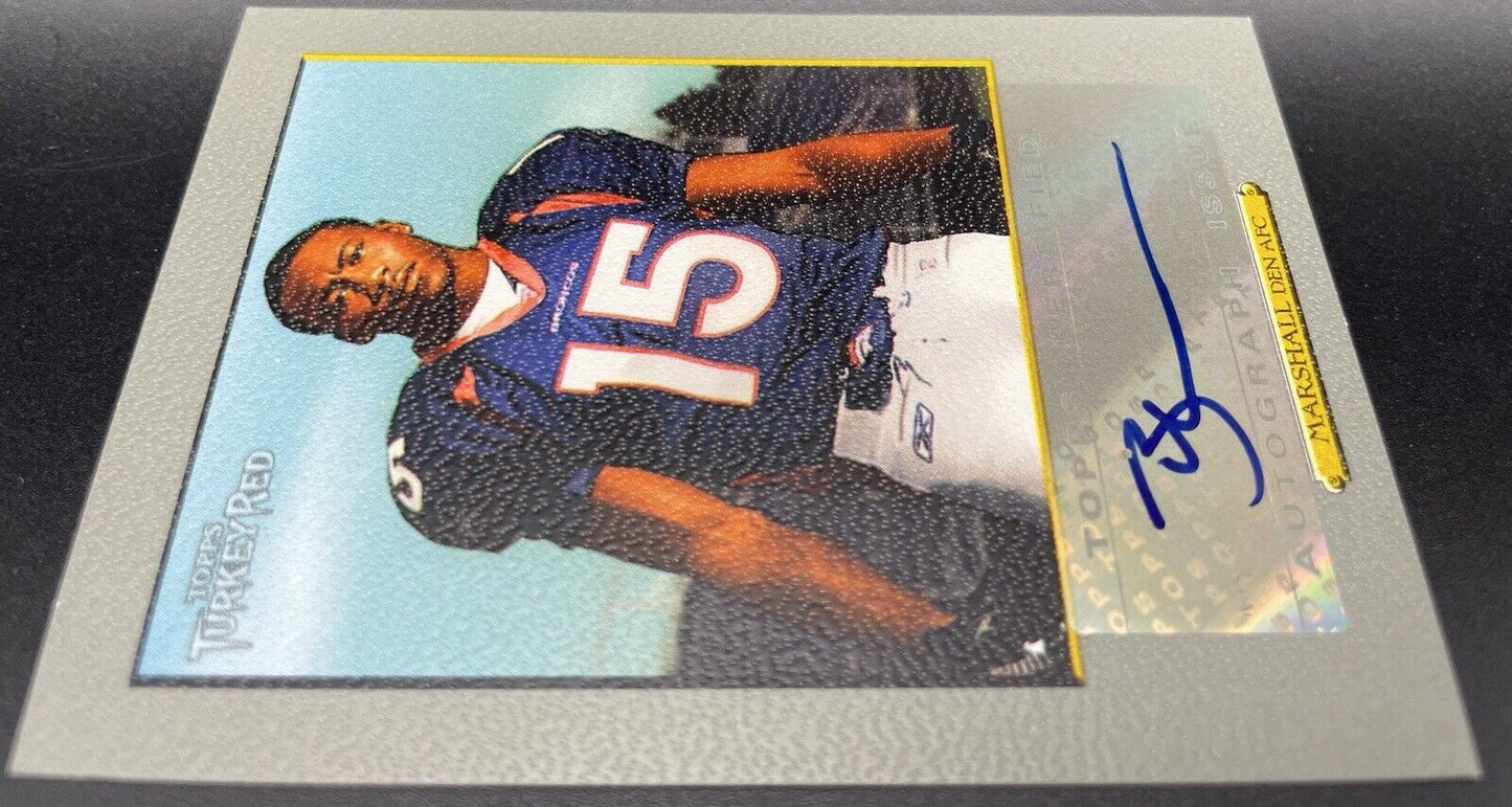 2006 Topps Turkey Red - Autographs #TRA-BM Brandon Marshall (AU, RC)