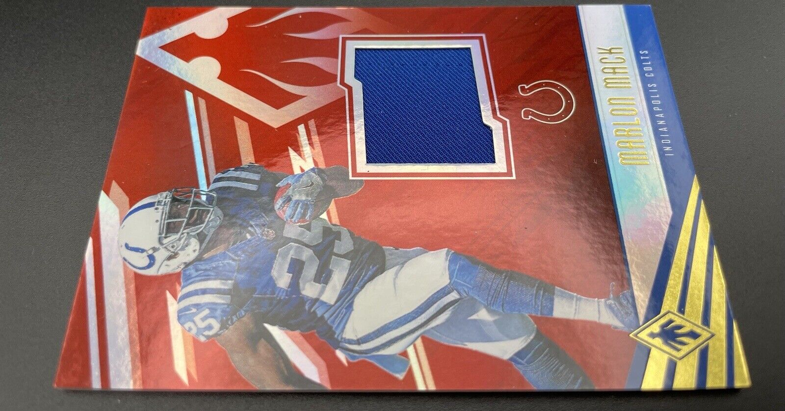 Marlon Mack  2017 Panini Phoenix # RPSM-35 Patch, 29/79 Indianapolis Colts￼