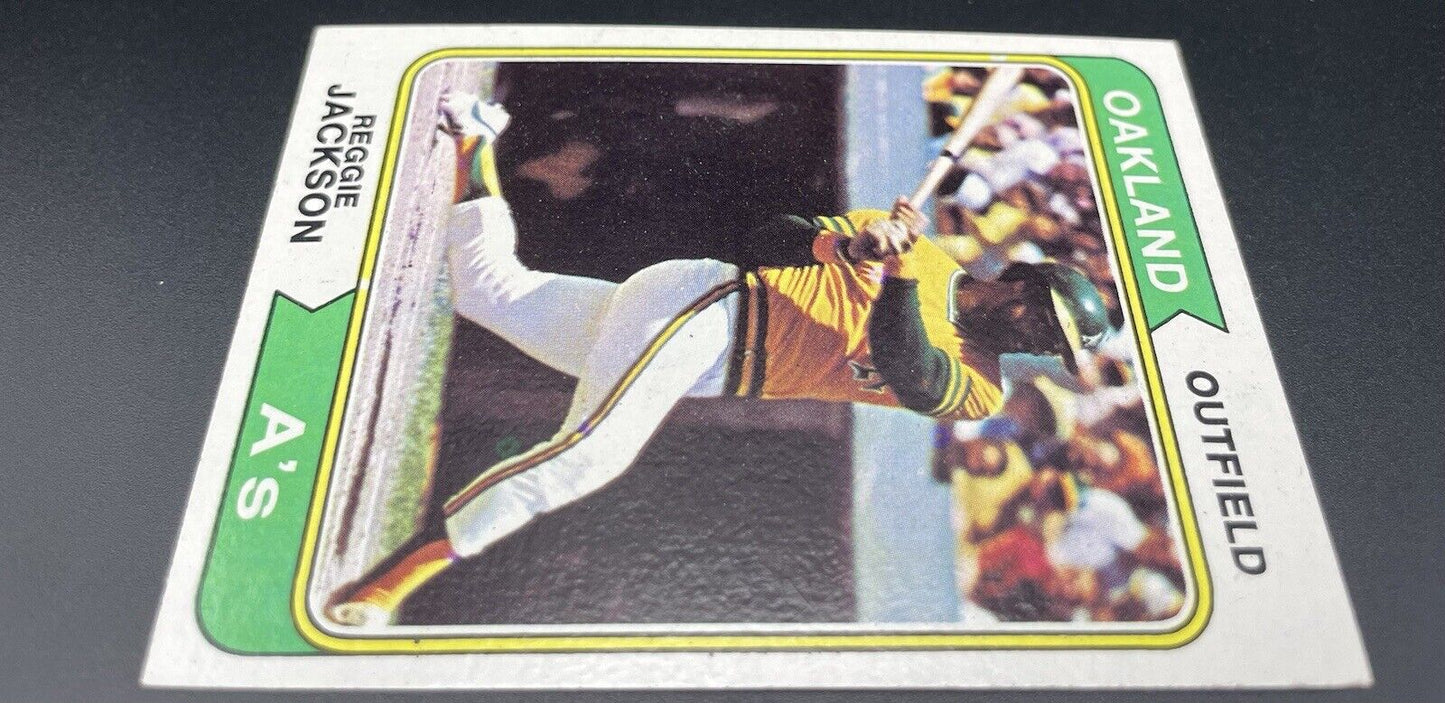 Reggie Jackson 1974 Topps #130 Oakland Athletics HOF 