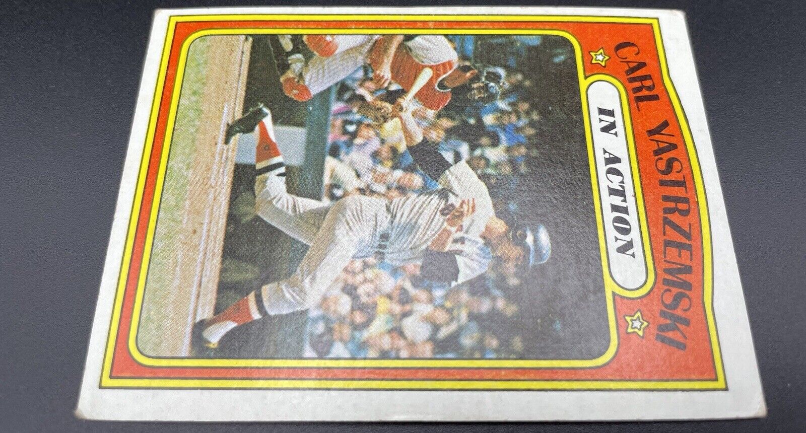 Carl Yastrzemski 1972 Topps #38  In Action Boston Red Sox