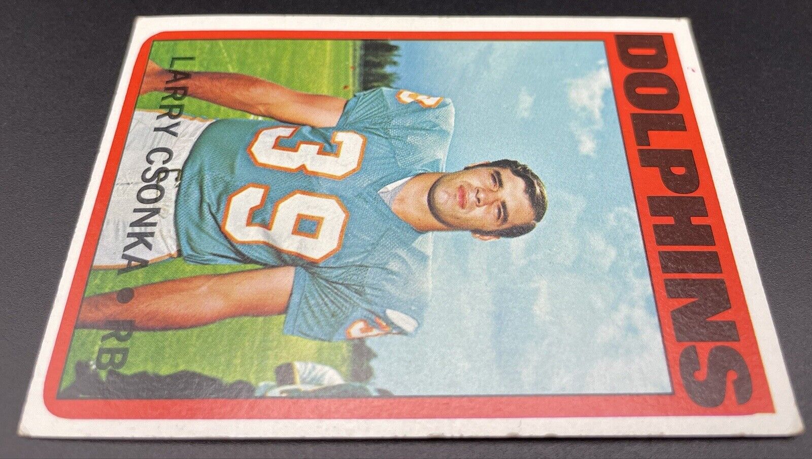 Larry Csonka 1972 #140 Miami Dolphins Running Back