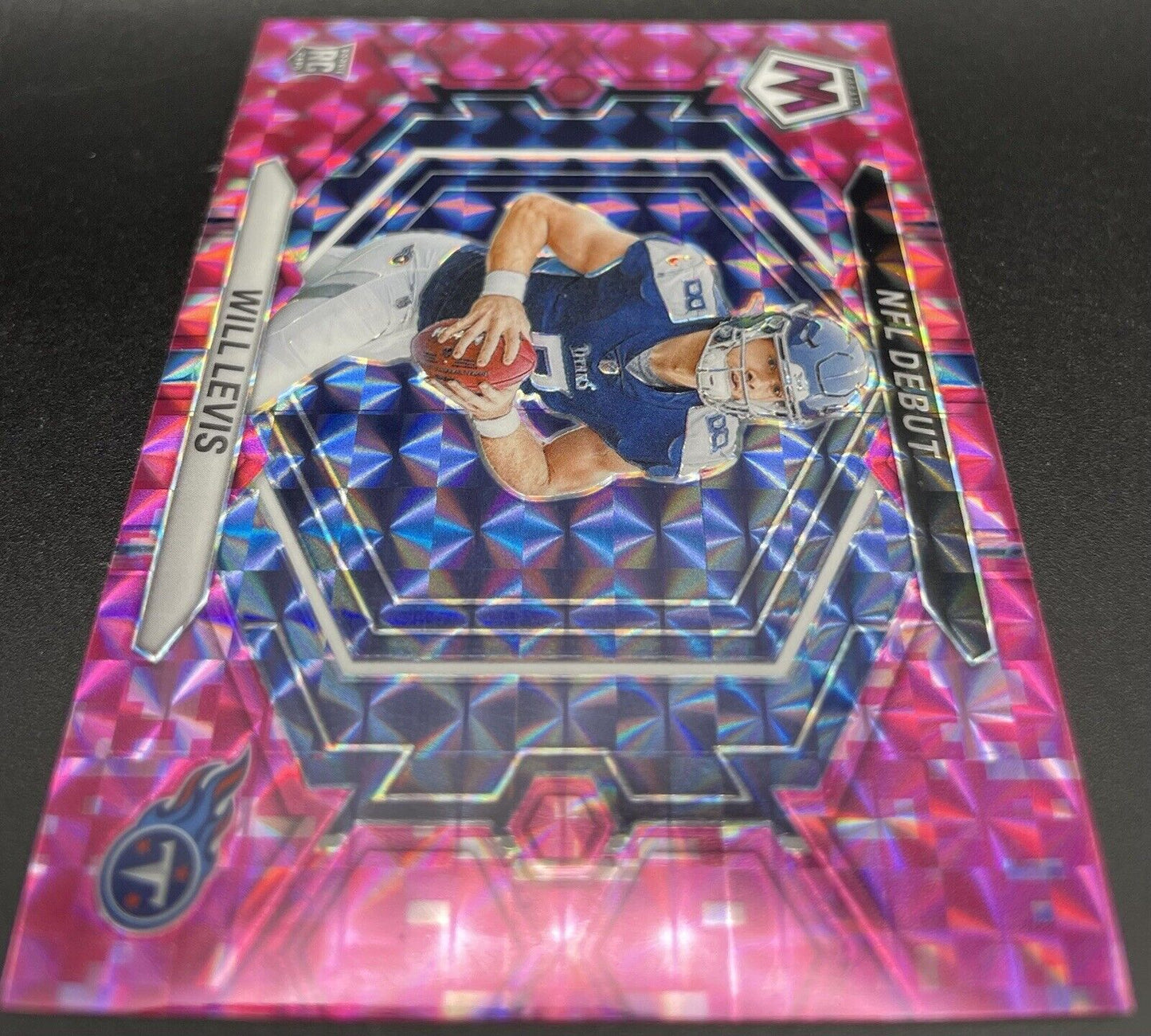 2023 Panini Mosaic - NFL Debut Camo Pink Mosaic Prizm #ND-4 Will Levis (RC)