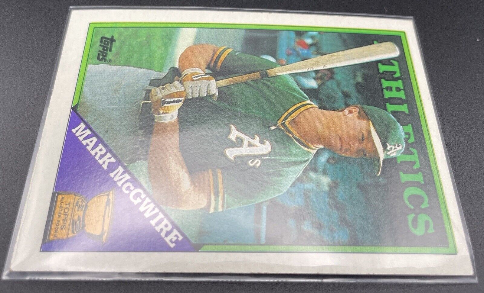 Mark McGwire 1988 Topps #580 All-Star Rookie Oakland Athletics