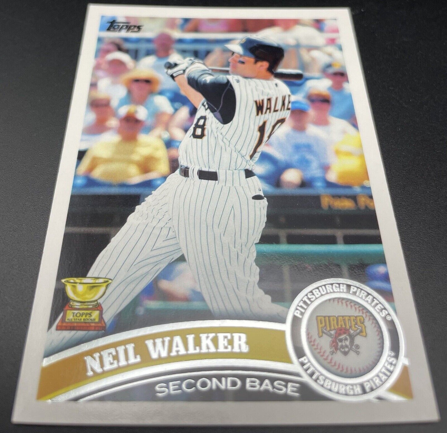 2011 Topps Neil Walker Baseball Pittsburgh Pirates #24 Rookie RC Cup