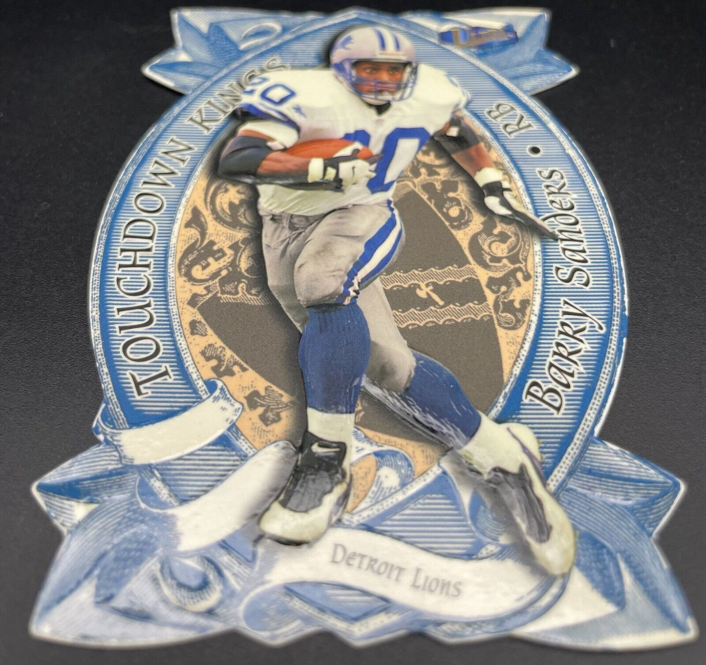 Barry Sanders 1998 Clear Ultra Die Cut 5 Of 15 touchdown Kings Detroit Lions