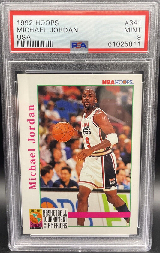 1992-93 NBA Hoops - #341 Michael Jordan