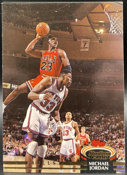 Michael Jordan 1992 Topps Stadium Club #1 Chicago Bulls