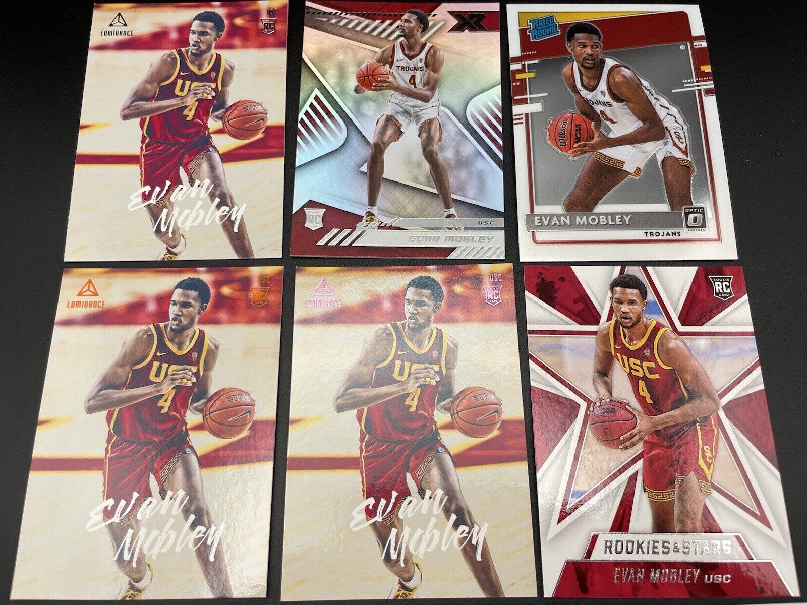 Evan Mobley Rookie 2021 Panini Chronicles XR,Rookie Stars, Cleveland Cavaliers 9