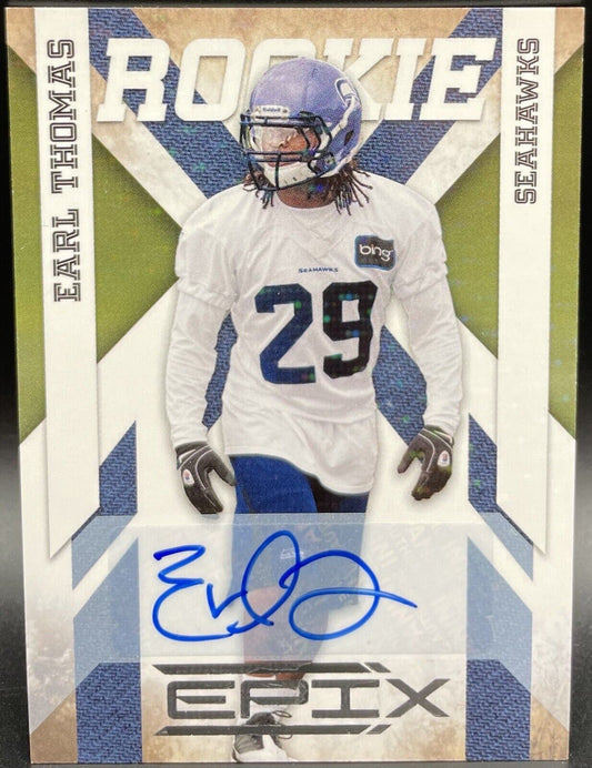 2010 Panini Epix - Rookie Signatures #132 Seattle Seahawks Earl Thomas III /499