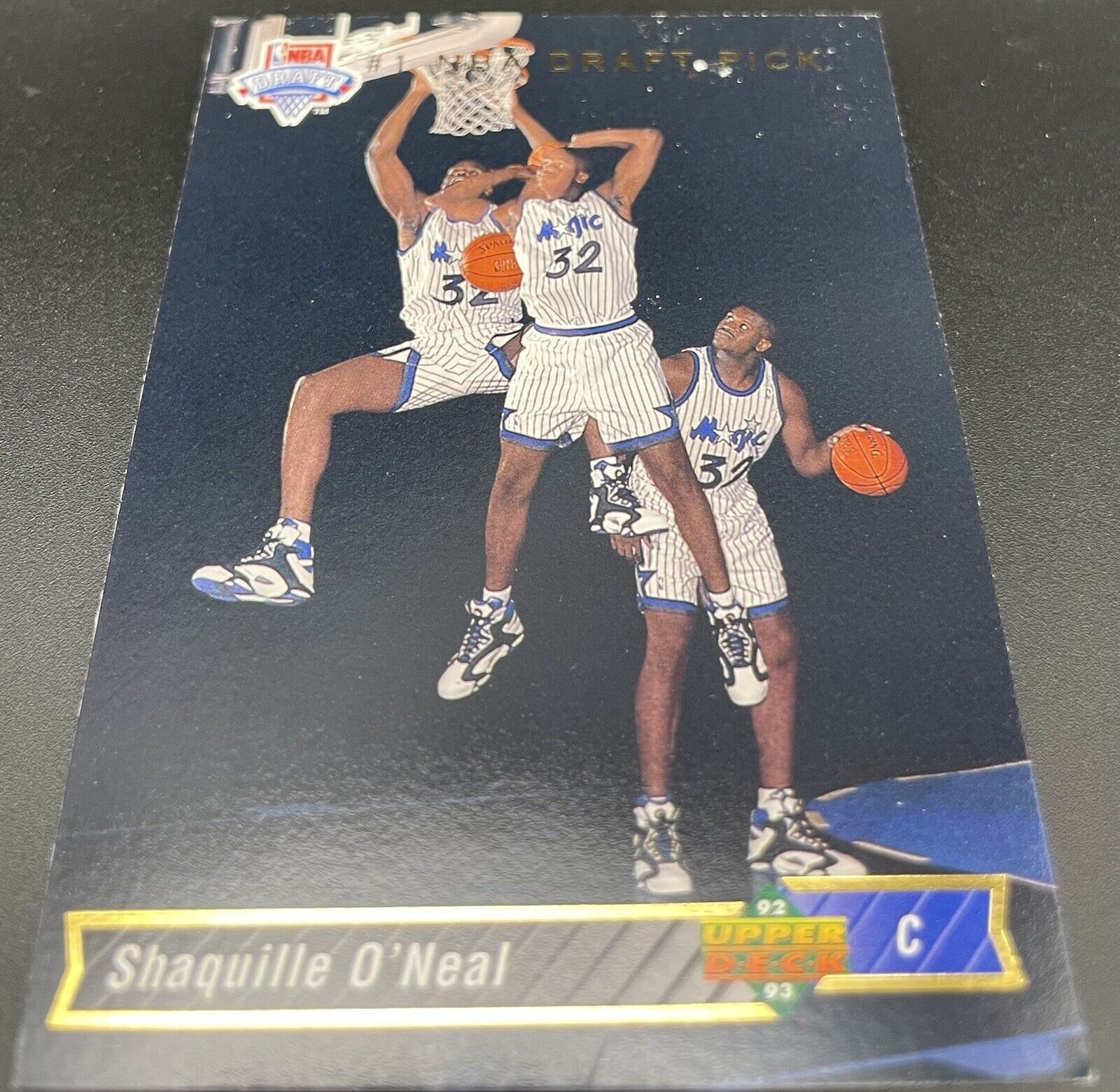 Shaquille O’Neal 1993 Upper Deck Draft Pick #1 RC Orlando Magic