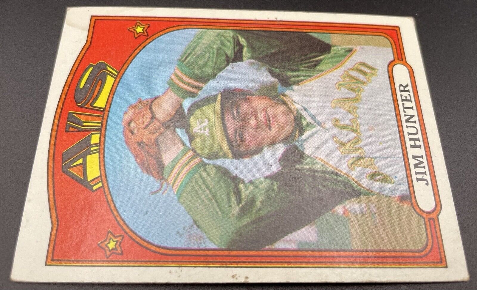 Jim Hunter 1972 Topps #330 1972 World Series Champions Oakland Athletics