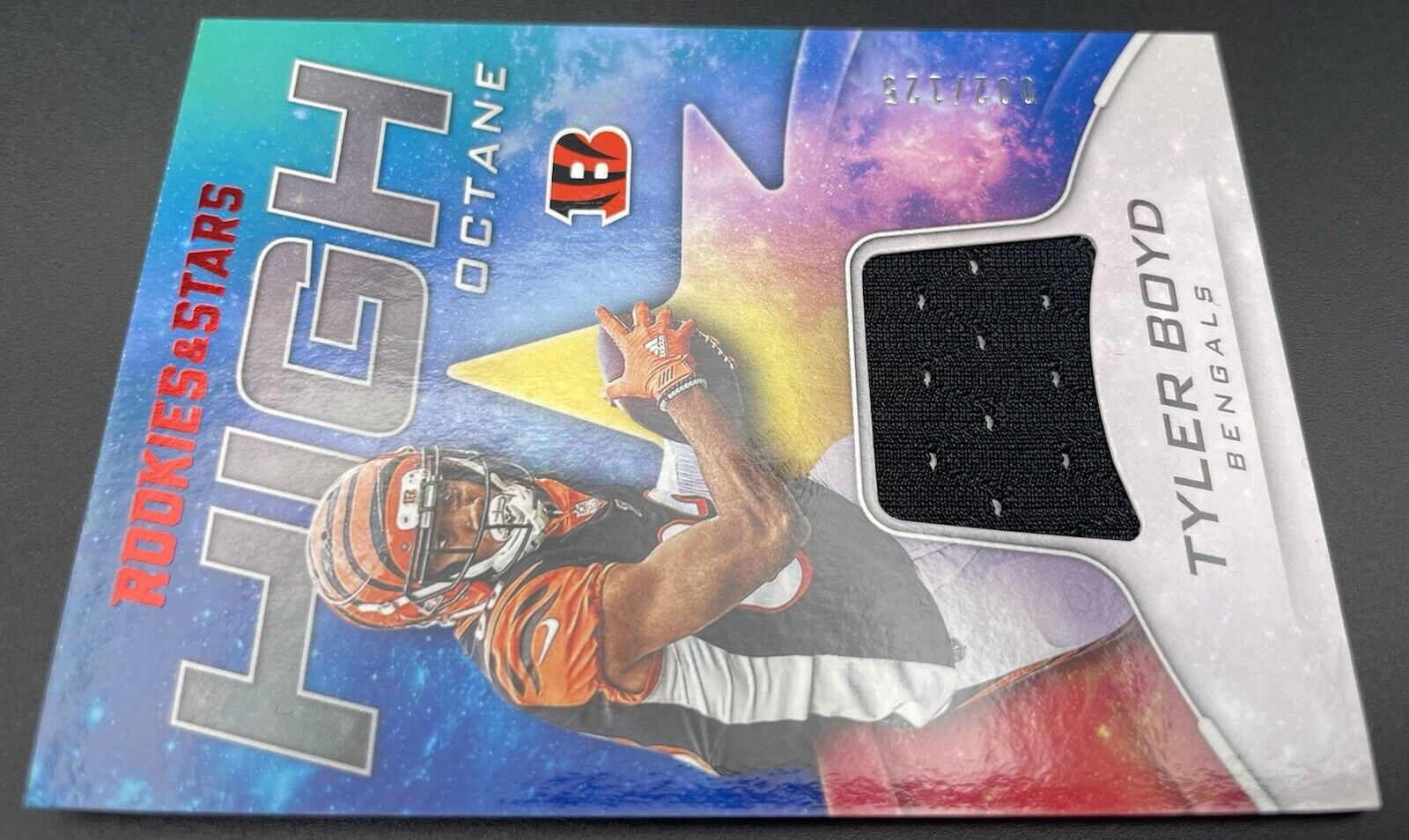 Tyler Boyd 2019 Panini Rookies #HI-TB Patch, 2/125 RC Cincinnati Bengals