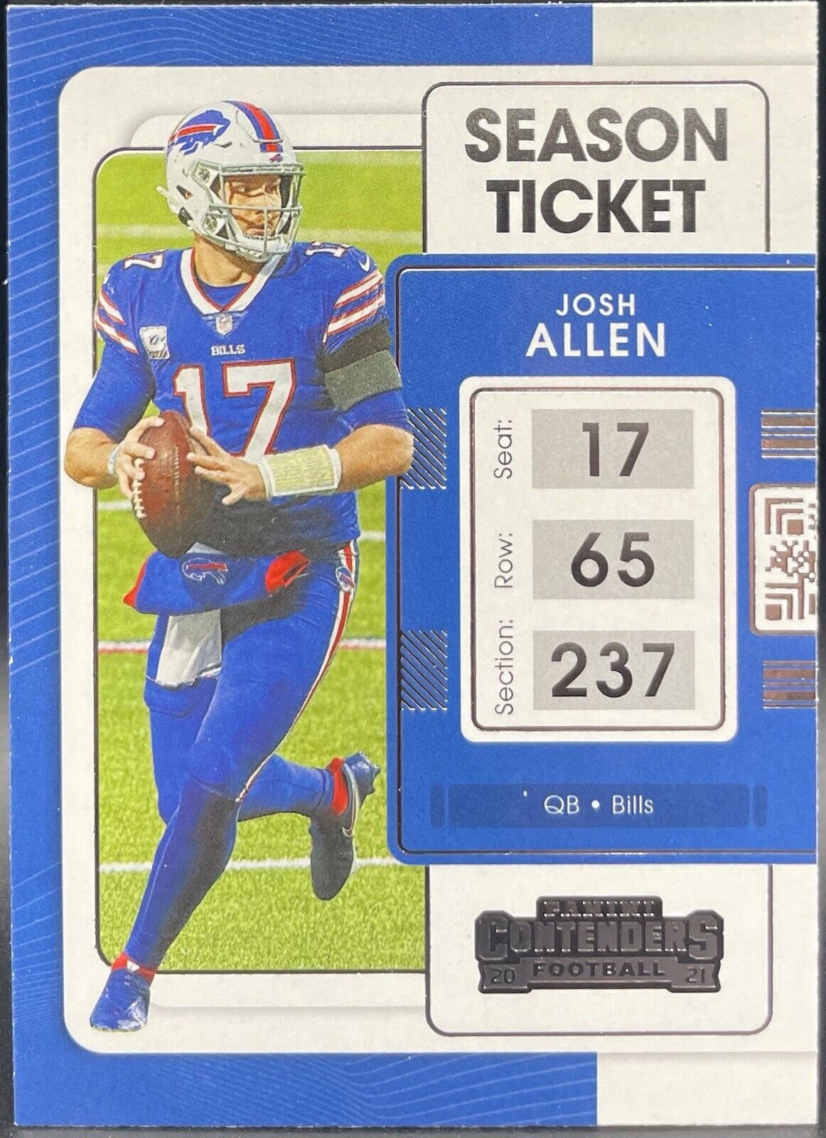 Josh Allen 2021 Panini Contenders #10 RC Buffalo Bills