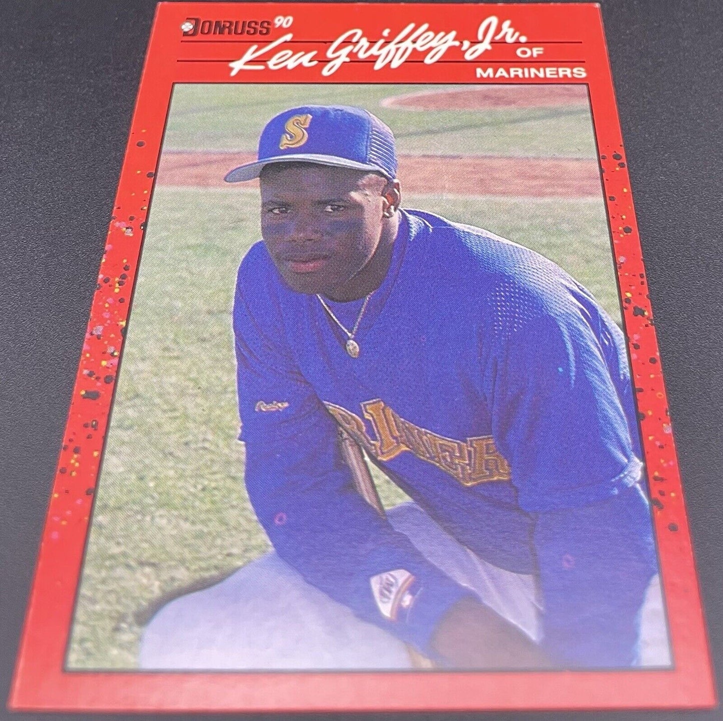 1990 Donruss Ken Griffey Jr Error Card #365  Seattle Mariners Rare!!