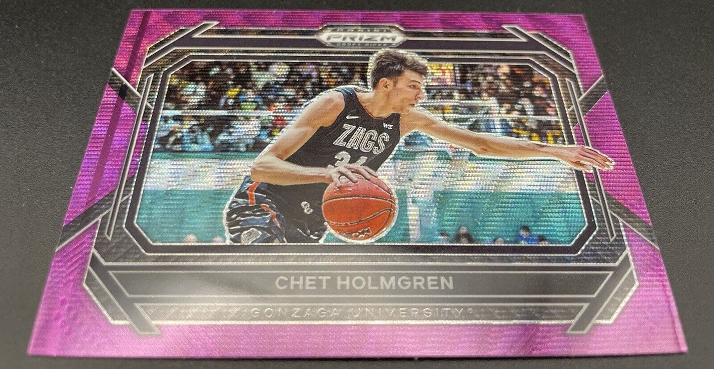 Chet Holmgren 2023 Panini Prizm Draft Picks #76 RC Pink Oklahoma City Thunder