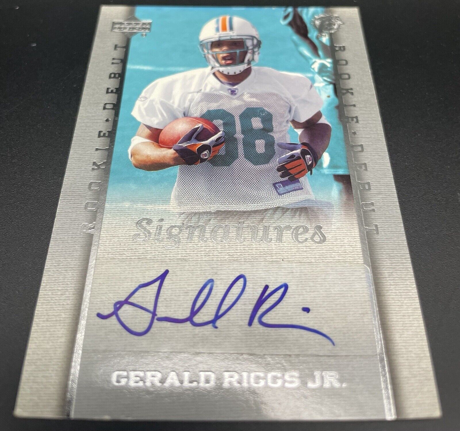 2006 Upper Deck Rookie Debut - Signatures #225 Gerald Riggs Jr. (AU, RC)