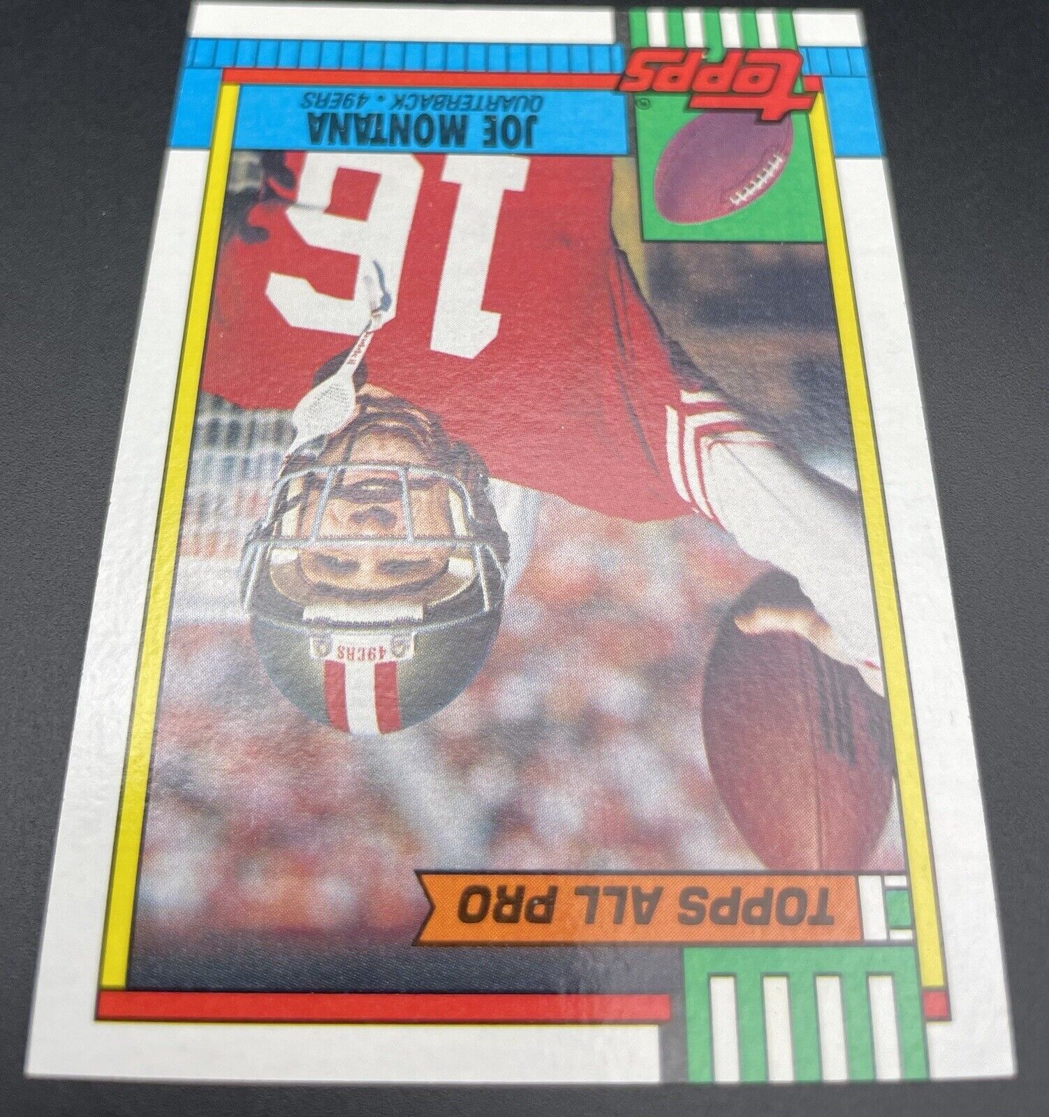 Joe Montana 1990 Topps #13 all pro San Francisco 49ers