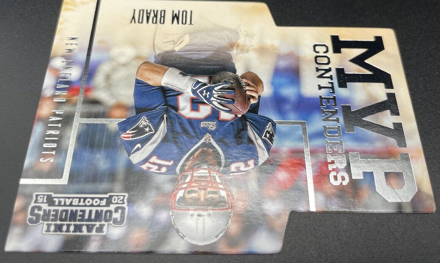 2015 Panini Contenders #MVP3 Tom Brady MVP Contenders Die-Cut  NE Patriots