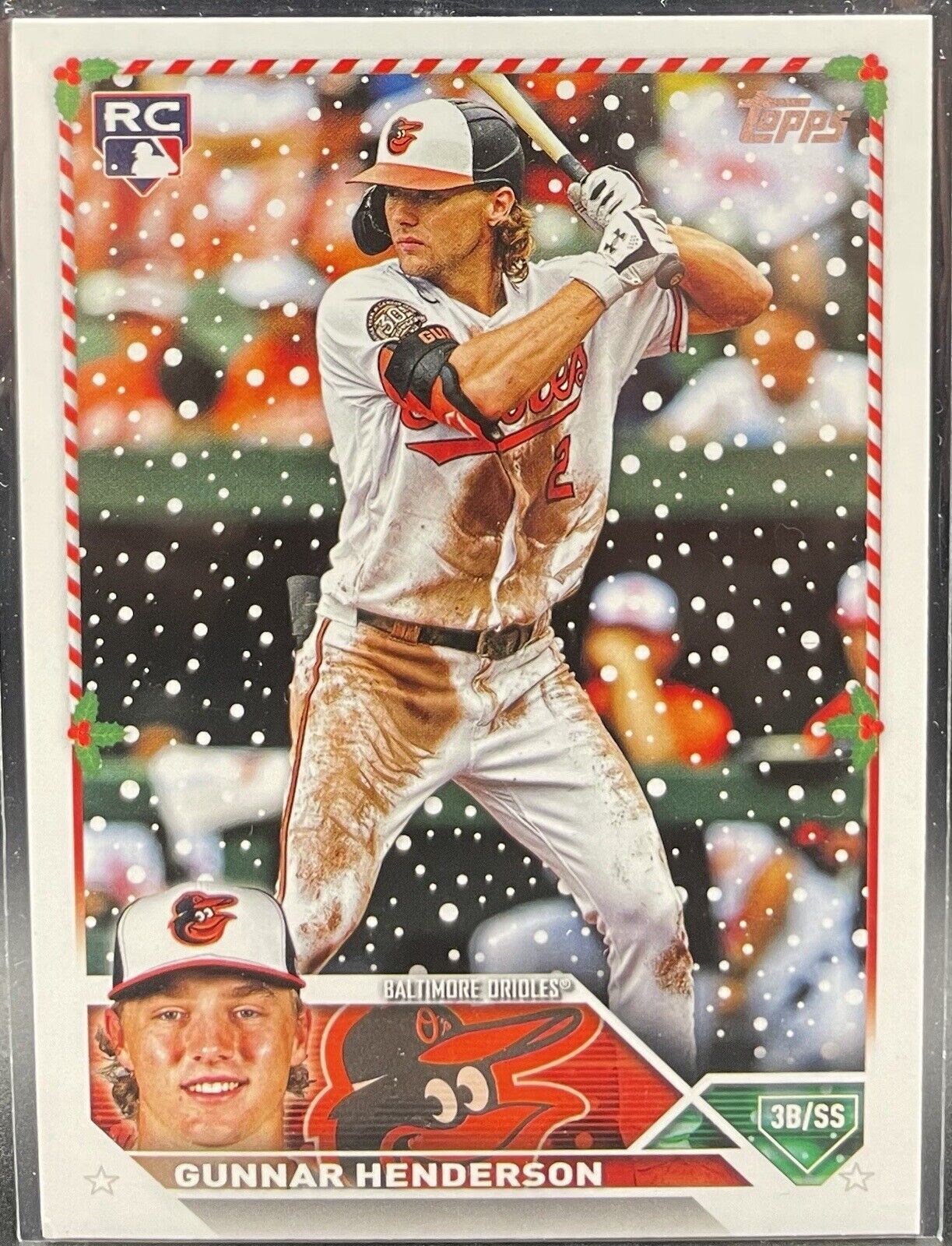 Gunner Henderson 2023 Topps Holiday #H4 Rookie Card Baltimore Orioles 