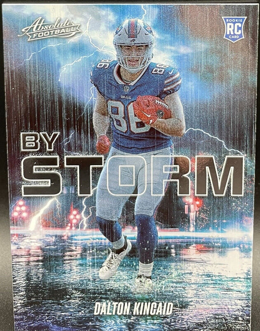 Dalton Kincaid 2023 Panini Absolute #BST-13 Rookie Card By Storm Buffalo Bills